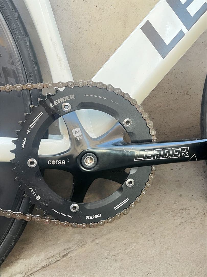 e*o様 LEADER 735TR ピストバイク リーダーバイク ホワイト