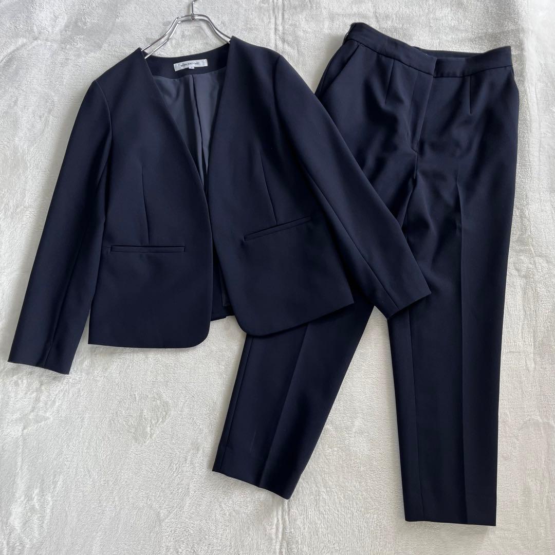 スズちゃんナチュラルビューティーベーシック スーツ S ノーカラー