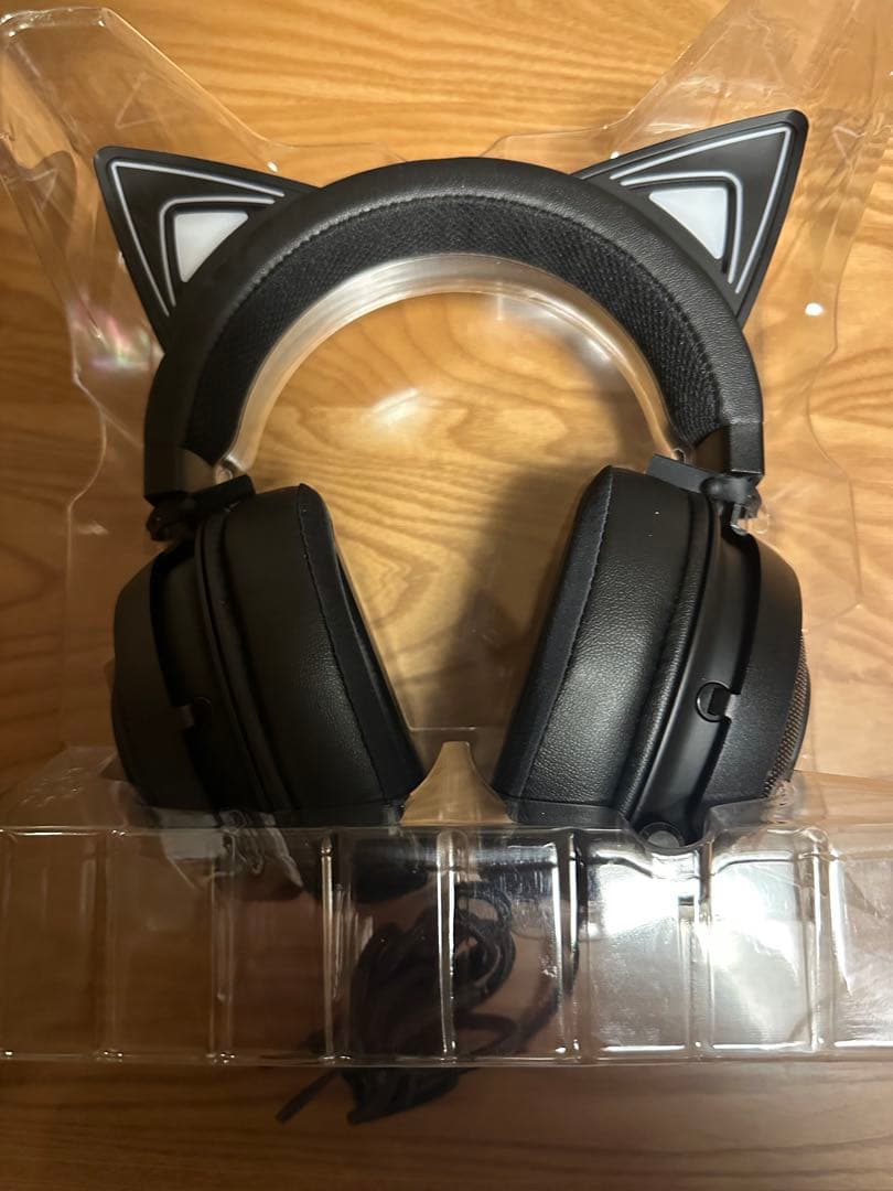 Razer Kraken Kitty Black ゲーミングヘッドセット