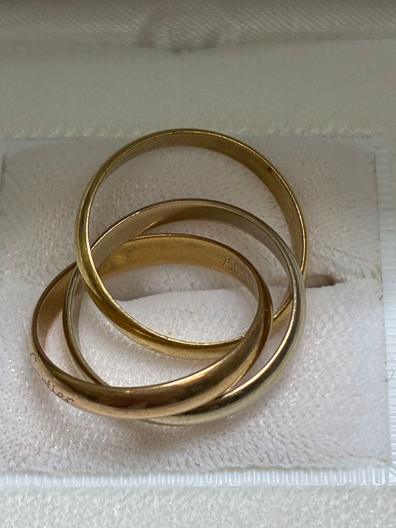 750ゴールド カルティエトリニティリング