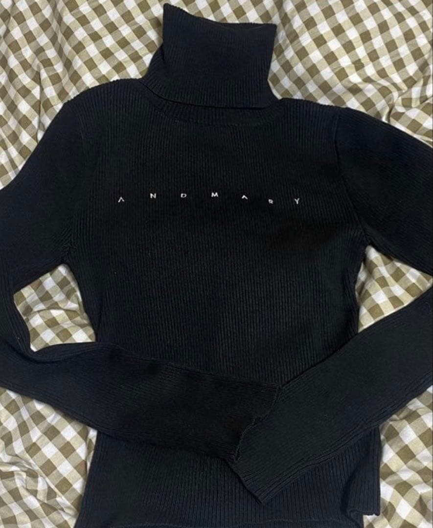 トップス ANDMARY Mary turtle knit tops