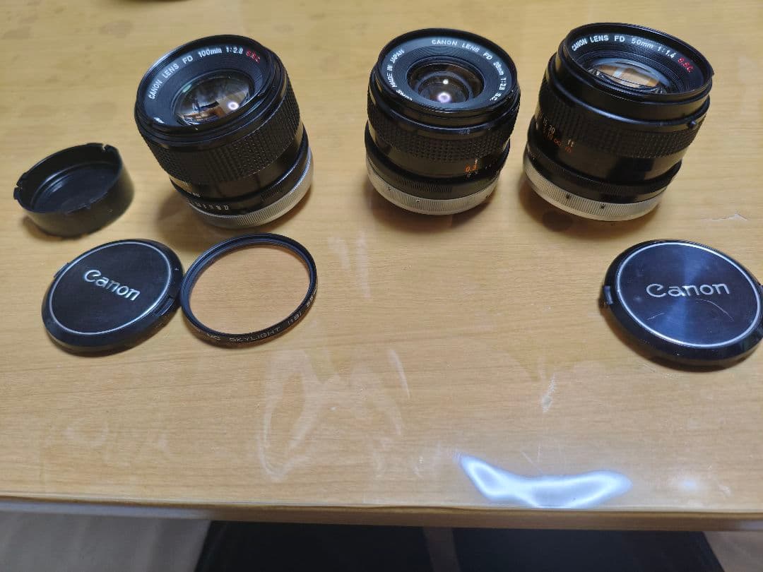 CANON　FD レンズ　単焦点セット