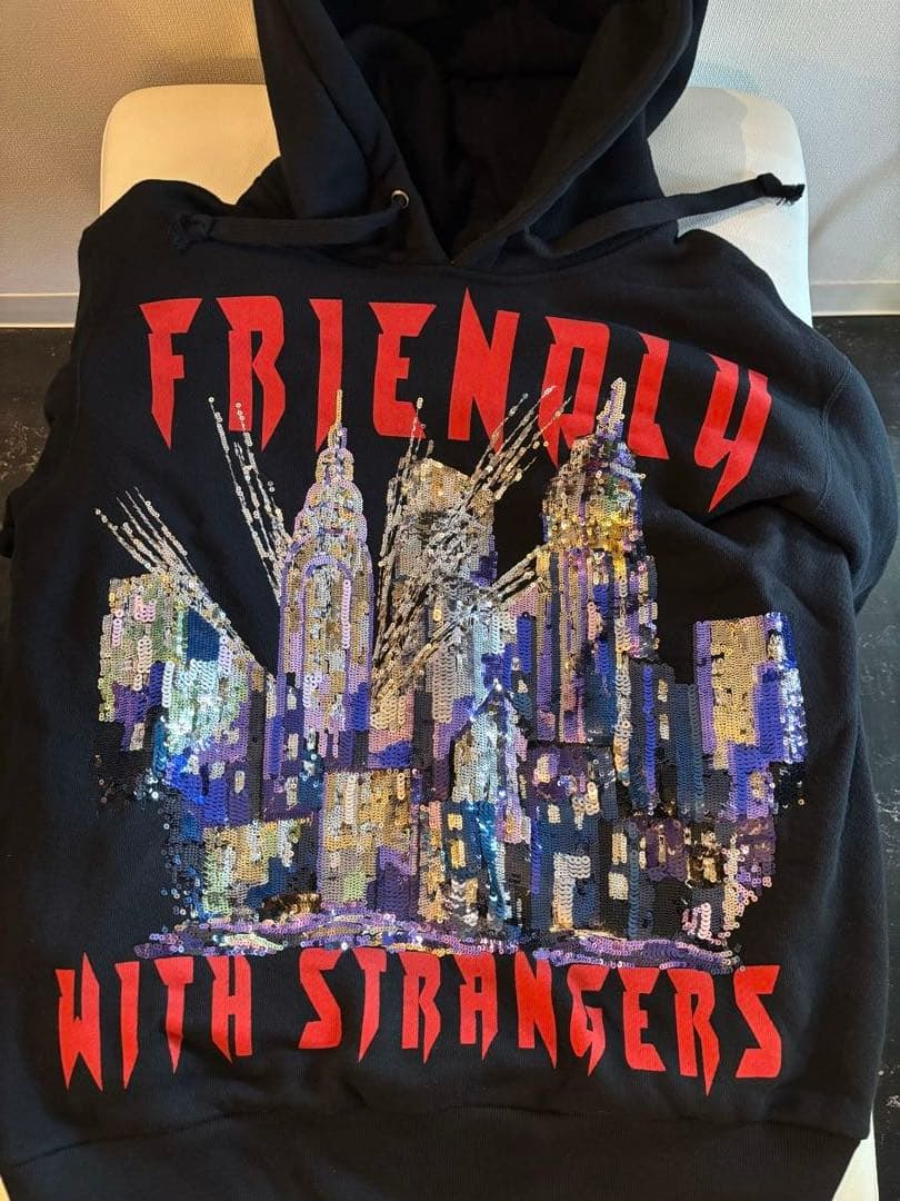 GUCCI アレッサンドロミケーレ 2020 スパンコール フーディ パーカーS