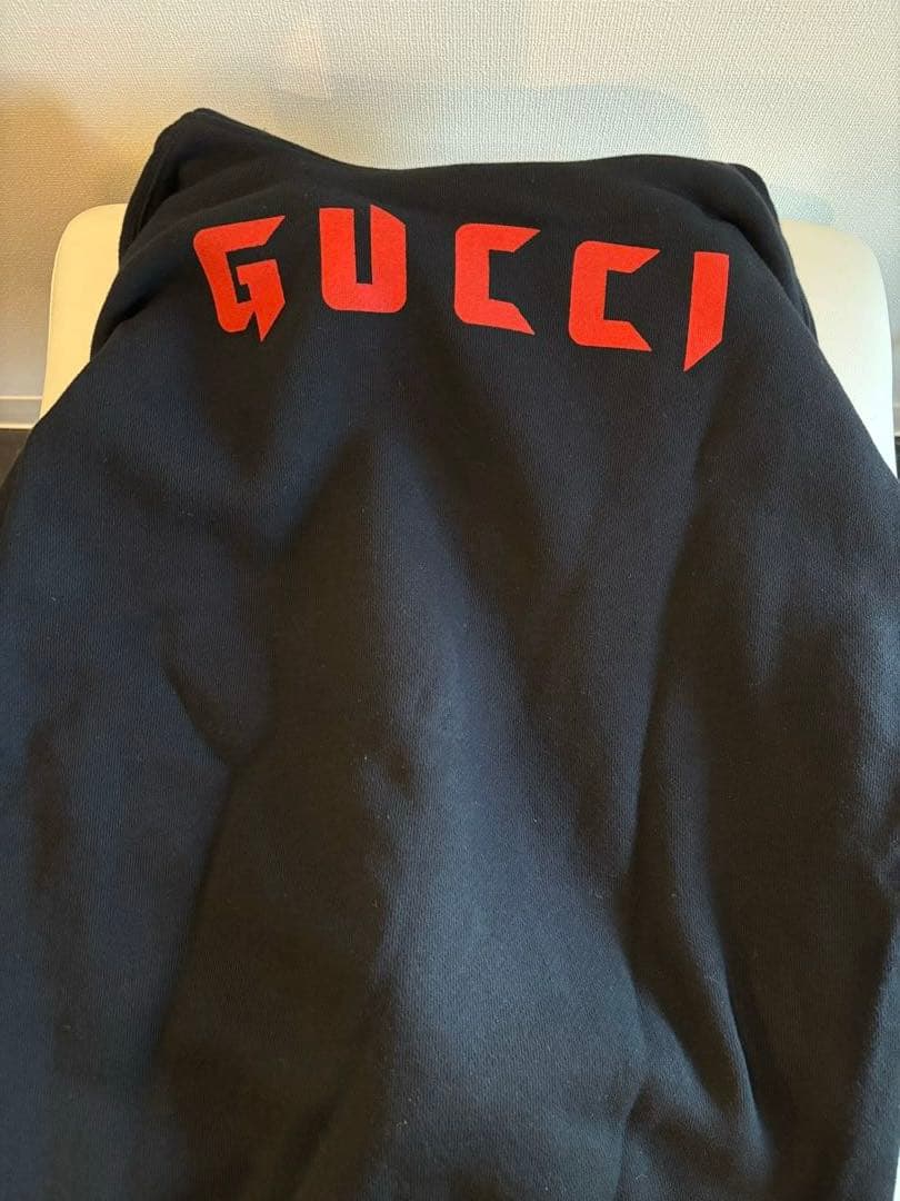 GUCCI アレッサンドロミケーレ 2020 スパンコール フーディ パーカーS