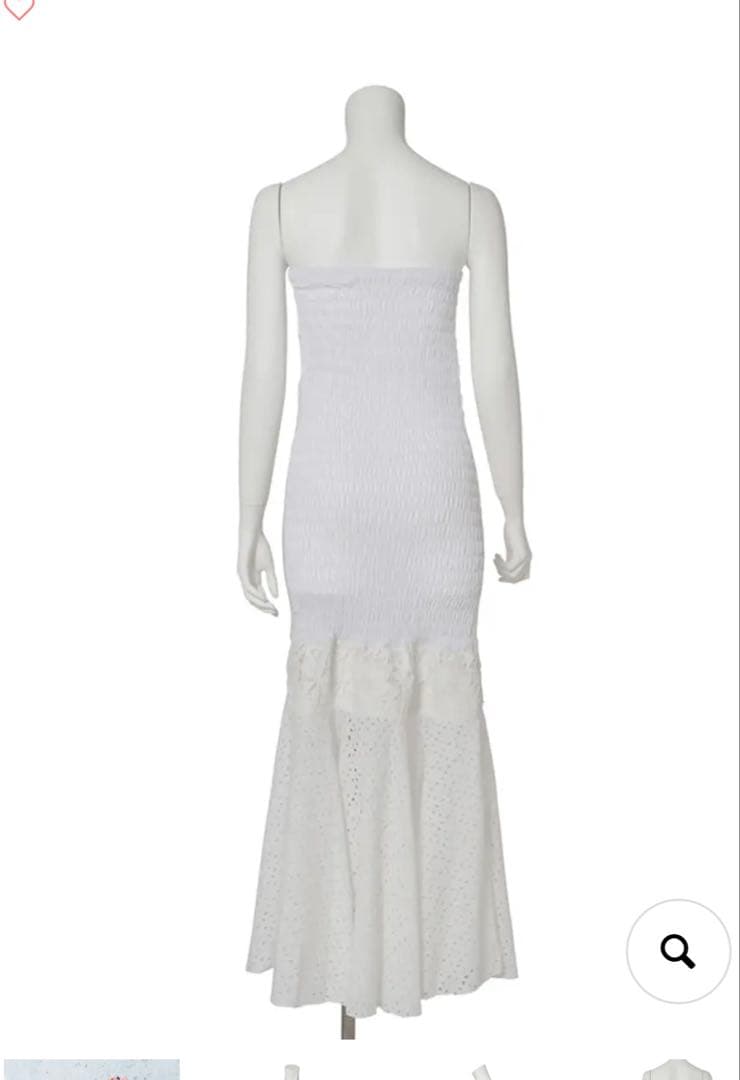 ひみち▪️アレミティ　コットンレース　マーメイドドレス（ホワイト）他1点