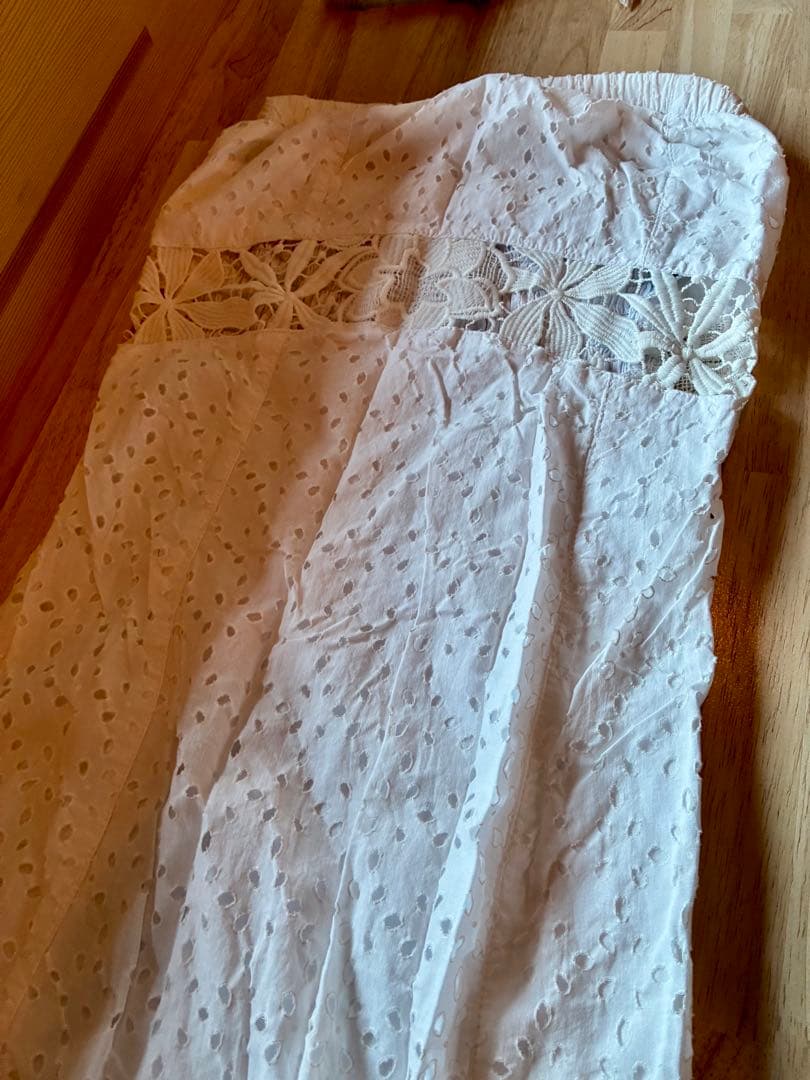 ひみち▪️アレミティ　コットンレース　マーメイドドレス（ホワイト）他1点