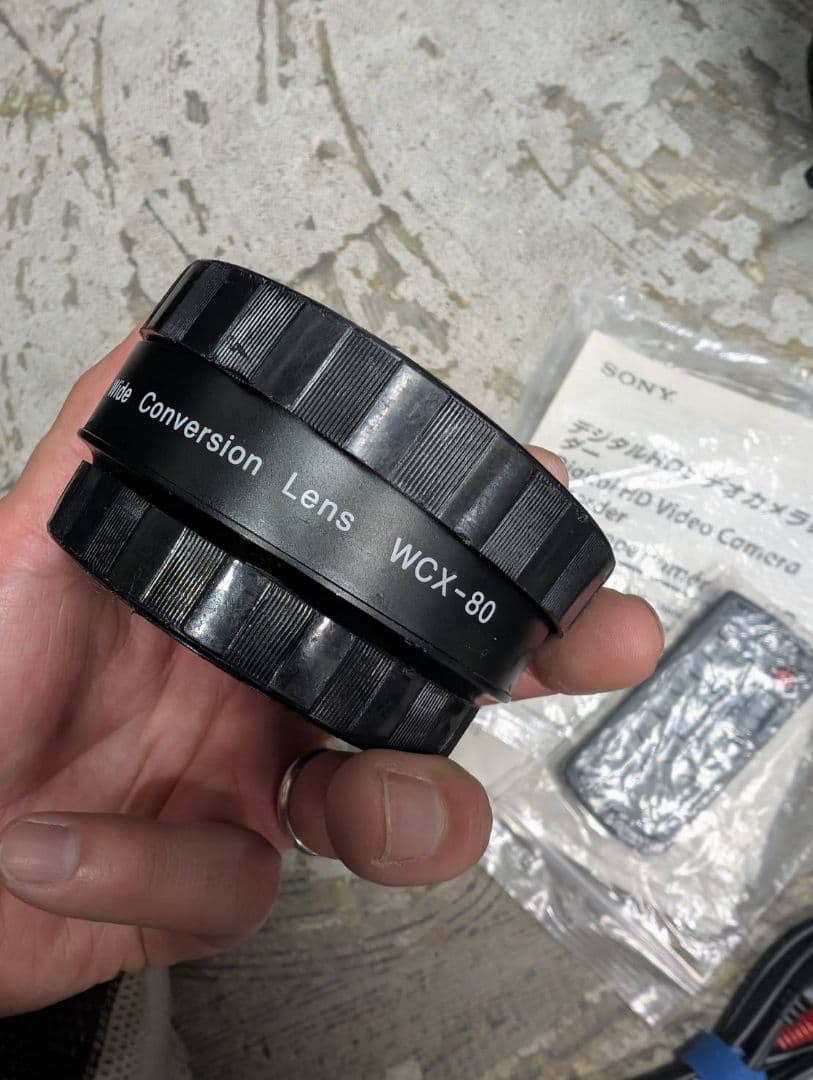 【期間限定割引】SONY HXR-NX3本体&ワイコン&カメラバック&その他