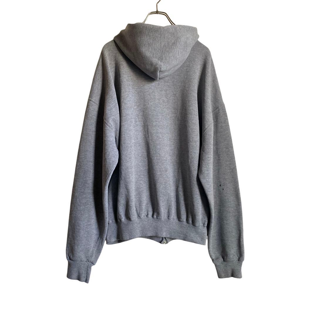 90s russell athletic スウェット ジップアップパーカー XL