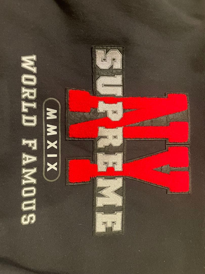 SUPREME NY パーカー MMXIX XL 黒