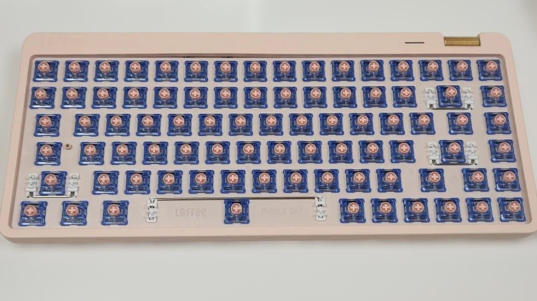 【最新Pink軸搭載】静音仕様LOFREE Flow Lite 84（ピンク）