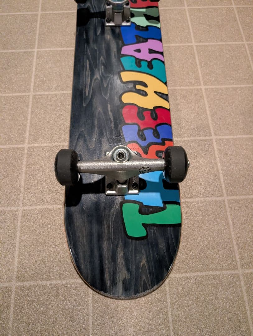 値引中THREEATER スケートボード コンプリート＋キッズプロテクターセット