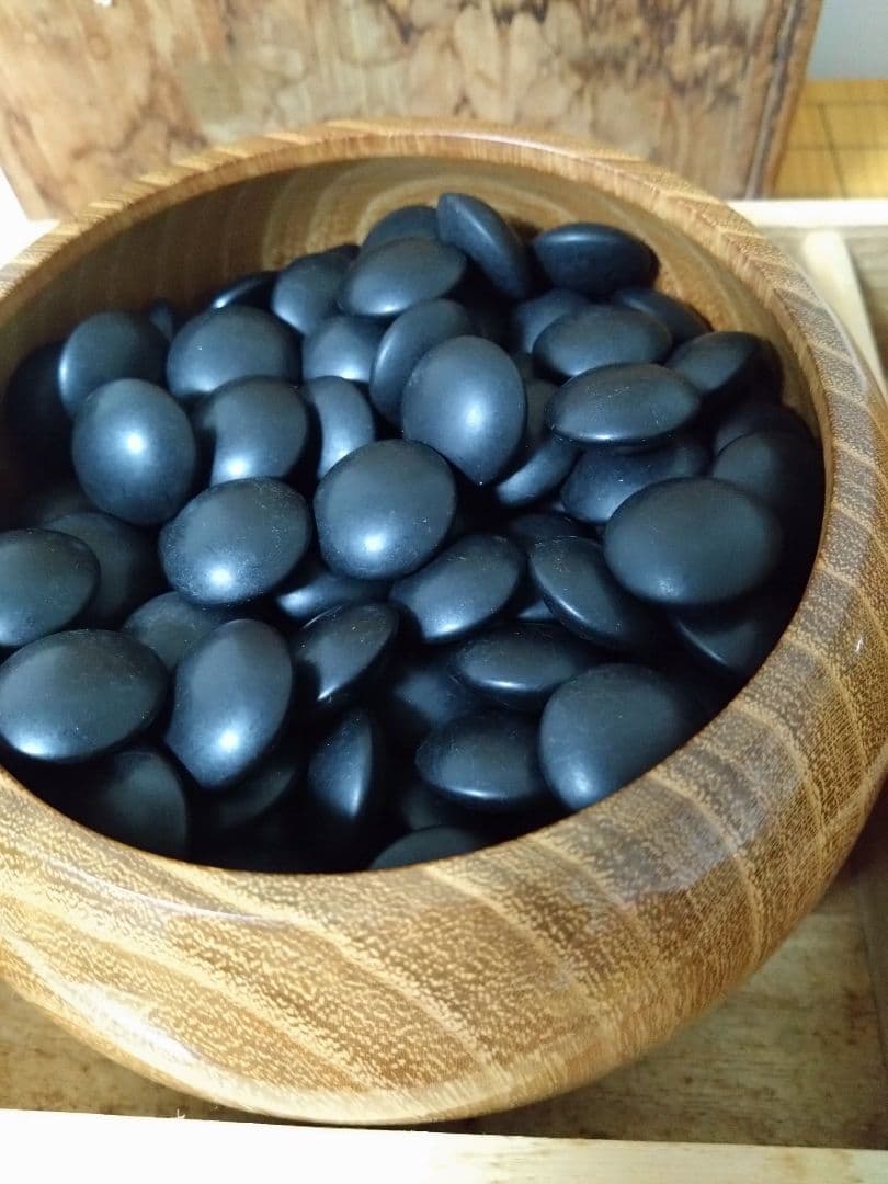 囲碁磐　碁石　セット　足つき　 蛤白 那智黒　はまぐり碁石