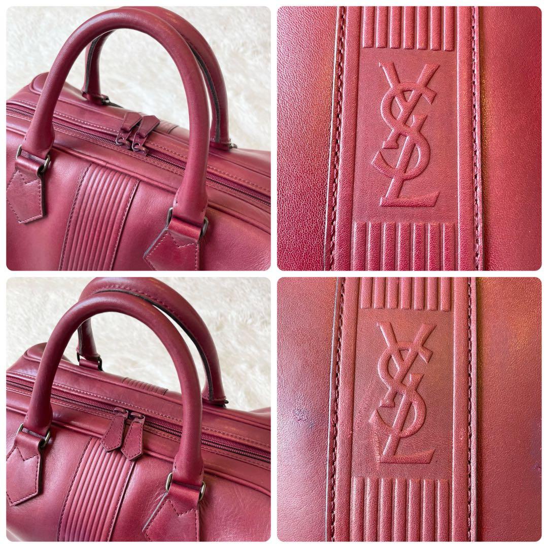 良品★SAINT LAURENT ✨イヴ・サンローラン　レザー ミニボストン