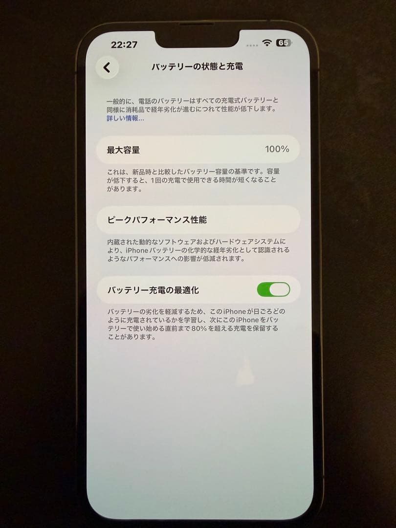 極美品　iPhone13 ProMax 512GB グラファイト