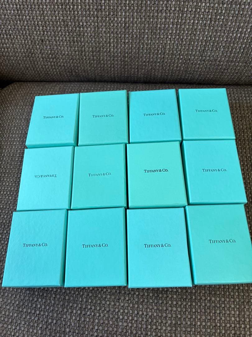旧型　中古品ティファニー空箱 巾着袋12セット