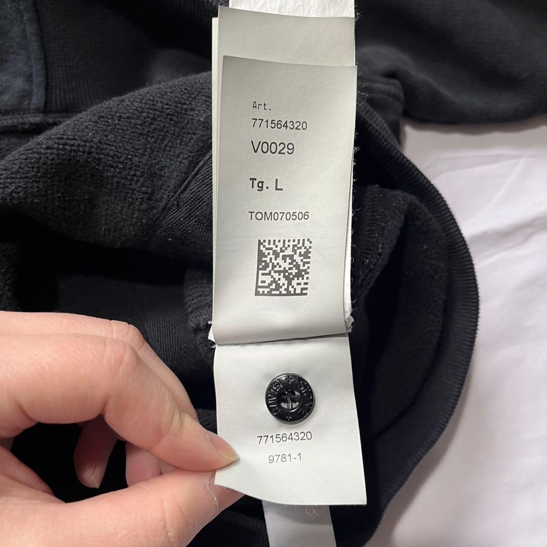 STONE  フルジップ スウェット ブラック Lサイズ 正規品