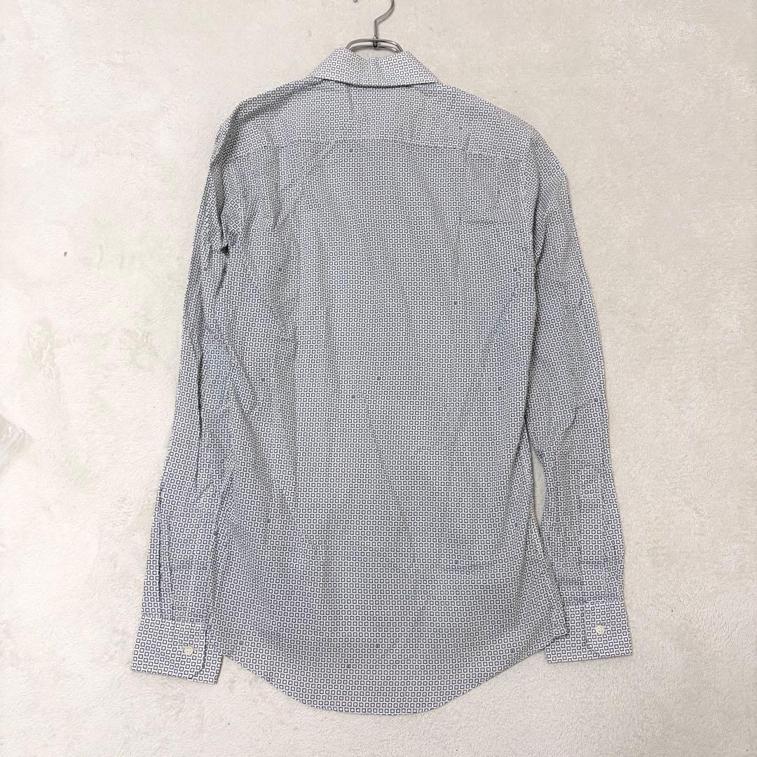 【美品】LOUIS VUITTON 長袖 ワイシャツ シャツ 総柄 ロゴ 38