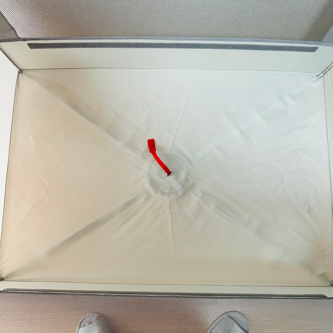 【良品】アップリカ ココネルエアーAB ベビーベッド グレーベアー Aprica