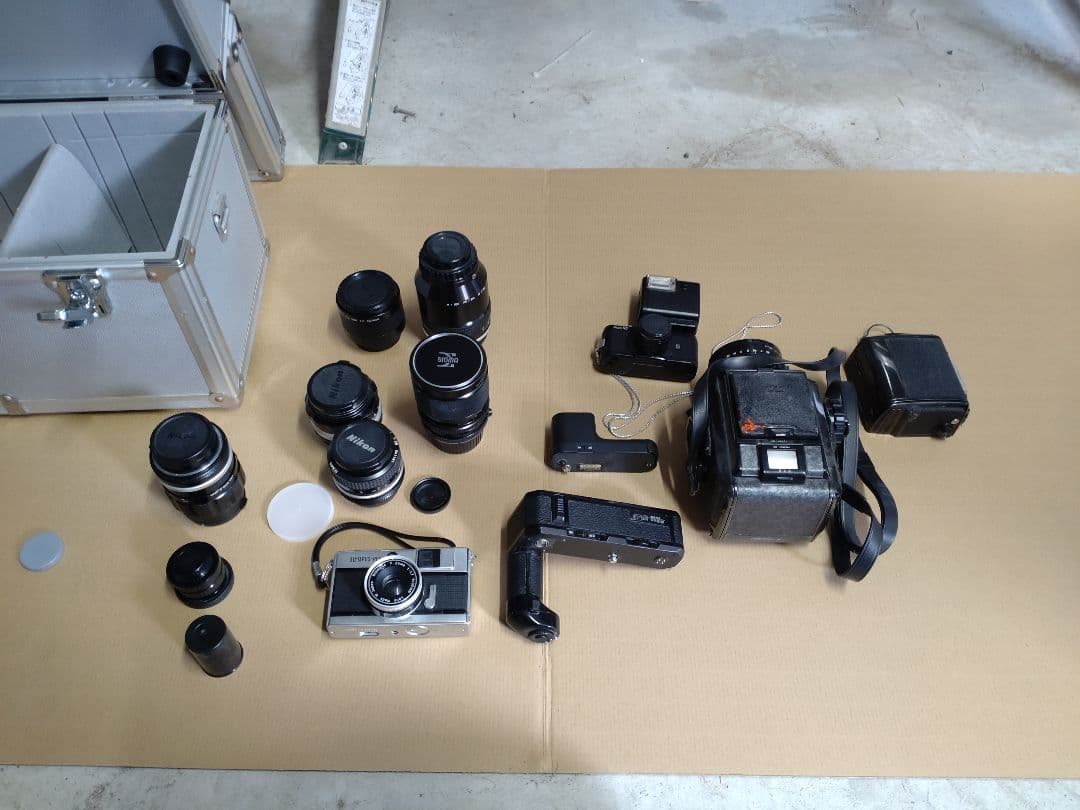 フィルム一眼レフカメラとレンズセット