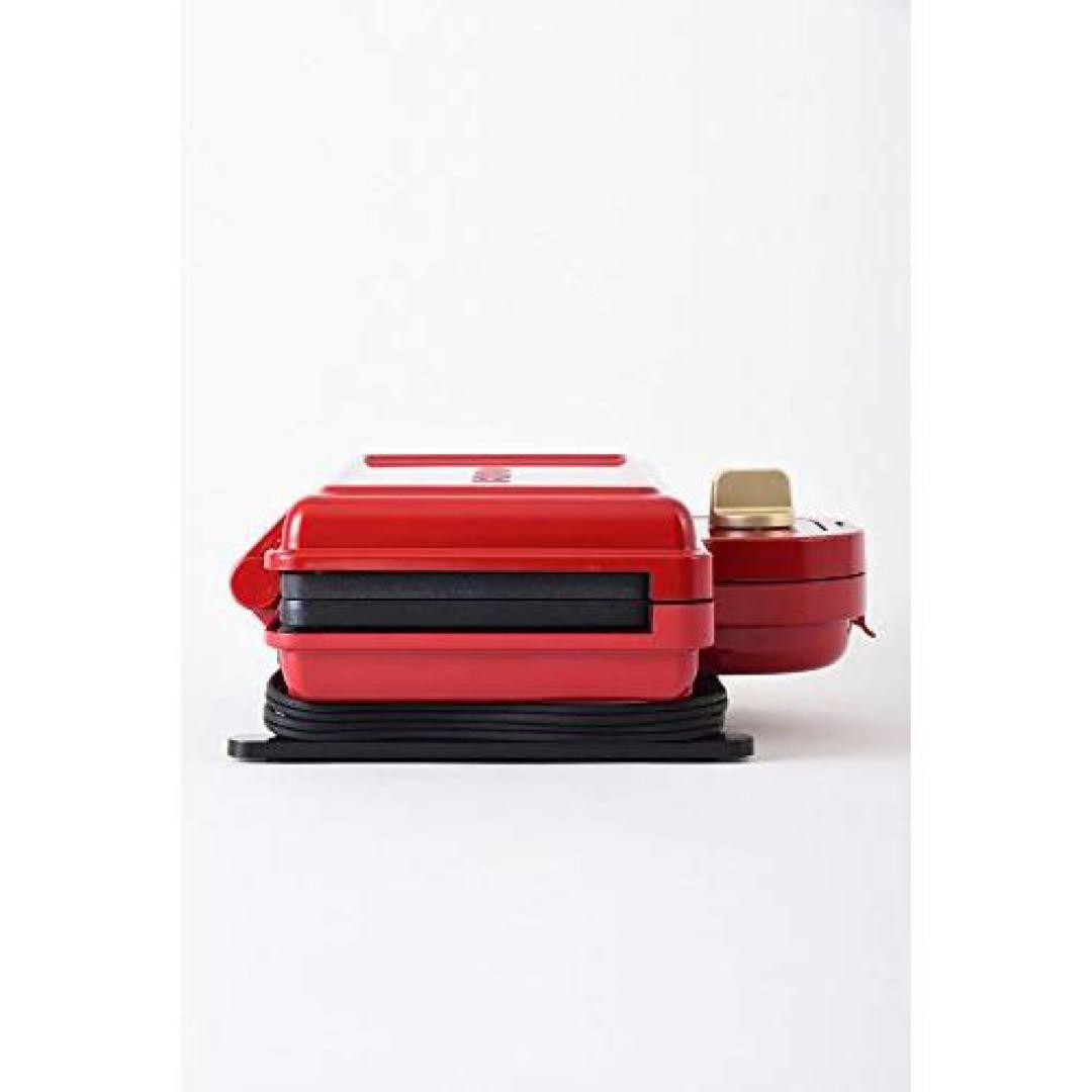 BRUNO ワッフル・ホットサンドメーカー レッド