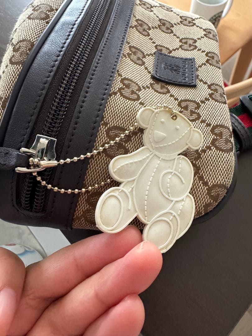 GUCCI キッズ キャンバス ボディバッグ