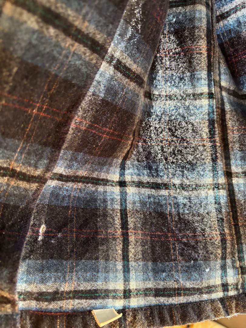 ね*こ様 300円スタート　ペンドルトン　ボードシャツ　高配色　ブラック　ブルー