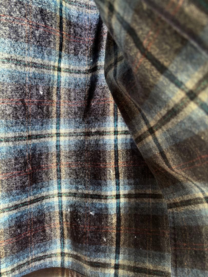 ね*こ様 300円スタート　ペンドルトン　ボードシャツ　高配色　ブラック　ブルー