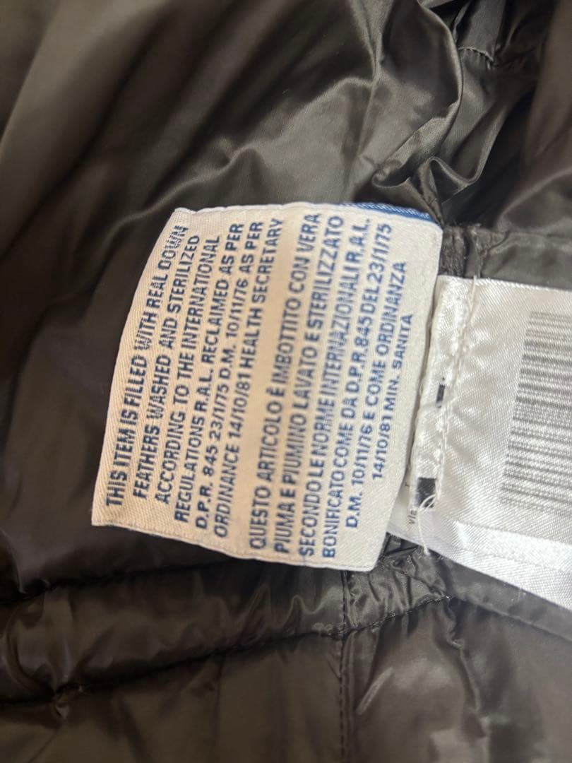 MONCLERダウンジャケットブラウンサイズ0