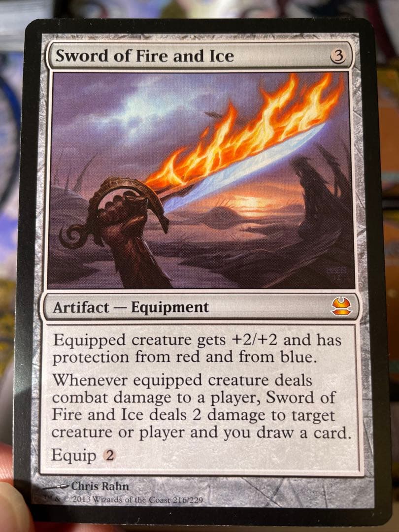 MTG 火と氷の剣/饗宴と飢餓の剣　他装備カードセット