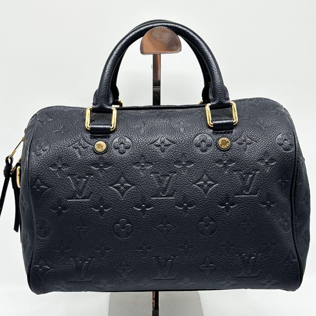 ルイヴィトン アンプラント スピーディ バンドリエール 25 黒 ハンドバッグ