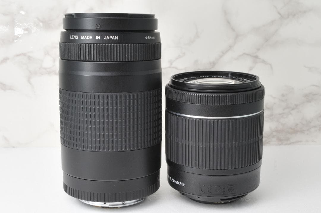 使用少なめ❣️Canon EOS Kiss X7⭐️ダブルレンズ スマホ転送