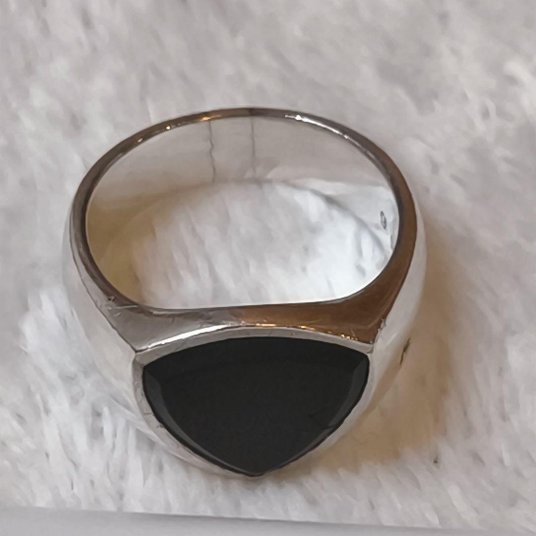 TOM WOOD Shield Black Onyx リング 54 14号相当