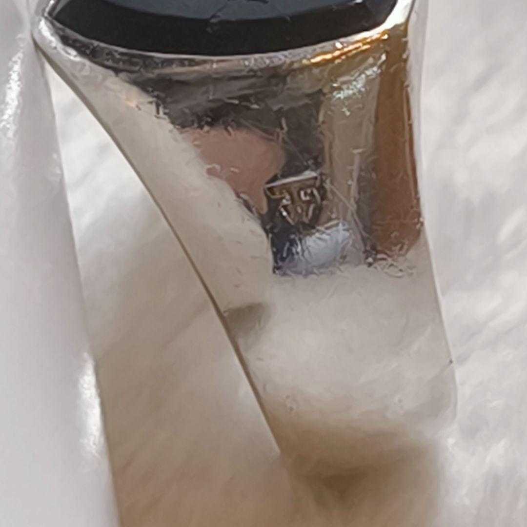 TOM WOOD Shield Black Onyx リング 54 14号相当