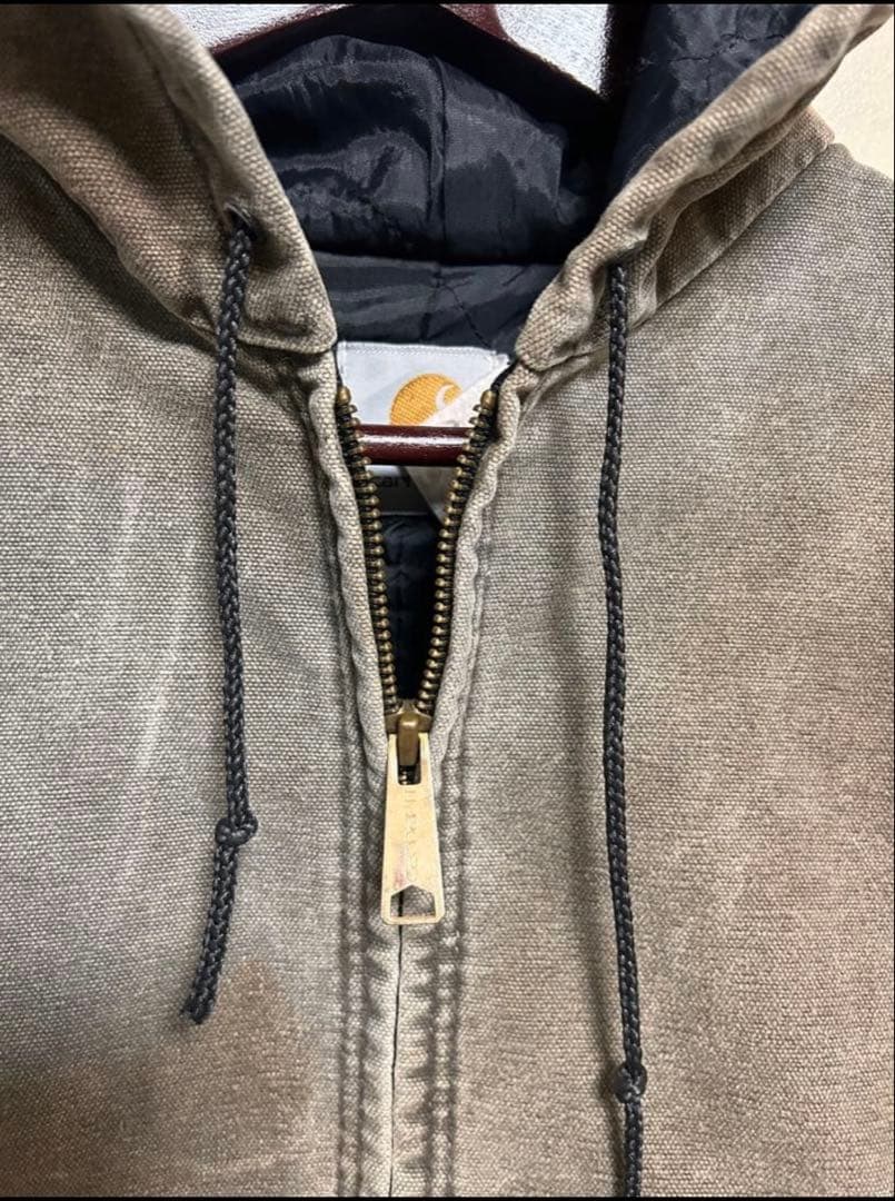 [激渋フェード‼️]Carhartt アクティブジャケット　ブラウン
