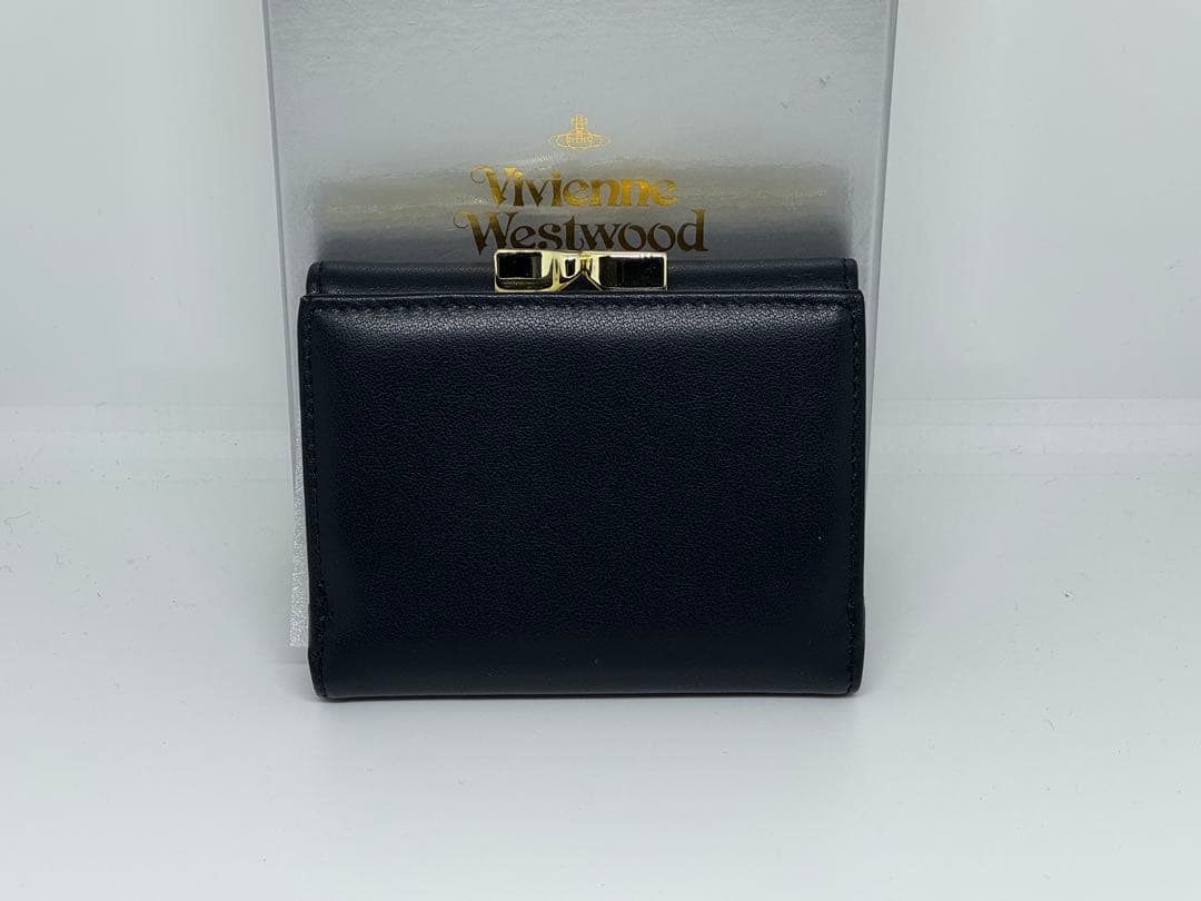 【新品未使用】Vivienne Westwood 黒 三つ折り財布