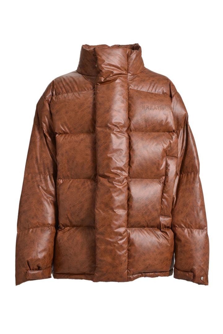breath transfer leather down Mサイズ badhop