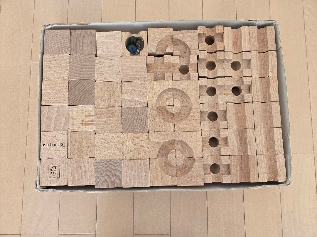 【cuboro standard (キュボロスタンダード)】54ピース 知育玩具