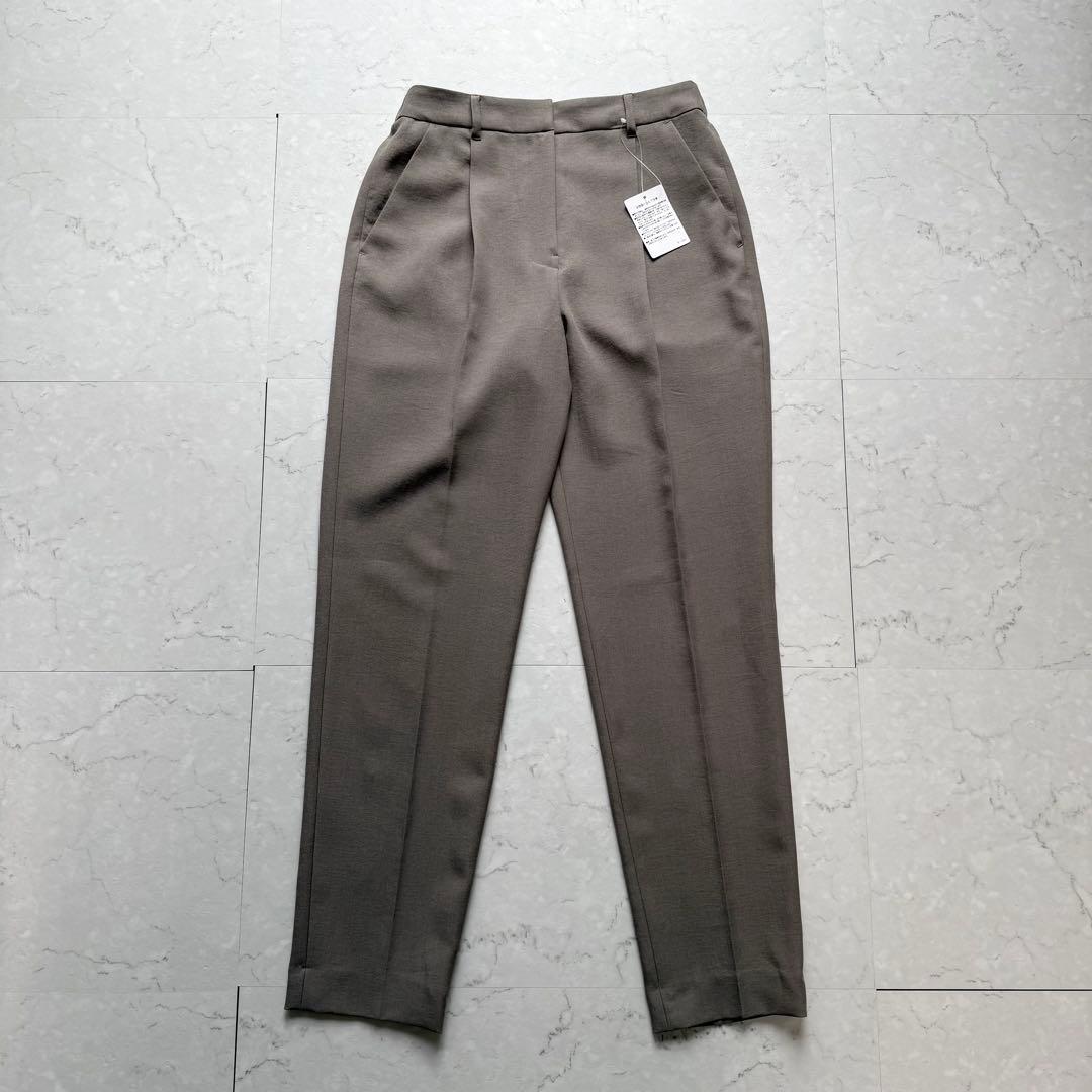 新品 ナチュラルビューティーベーシック スーツ セットアップ ノーカラー パンツ