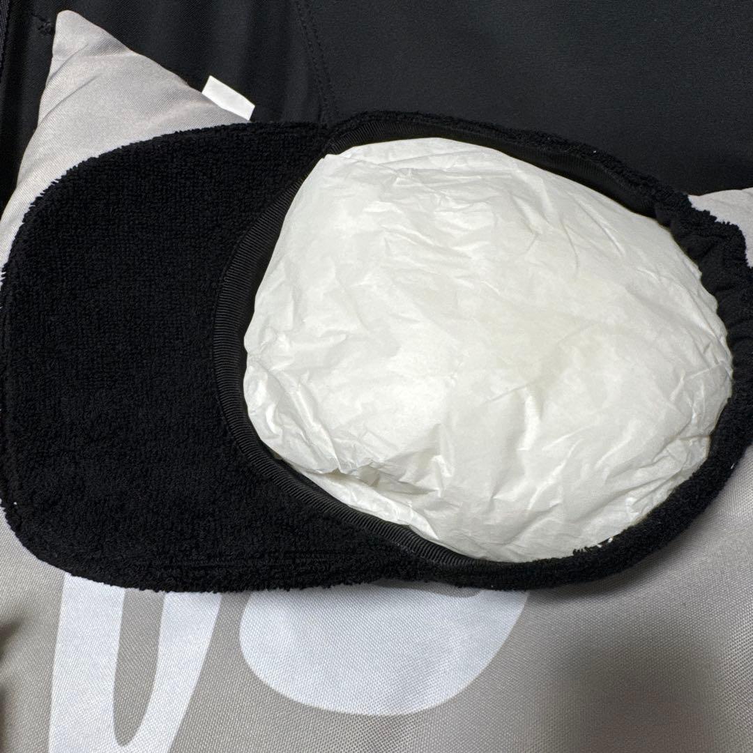 値下げ　新品タグ付き　シャネル　CHNEL キャップ　パイル地　黒