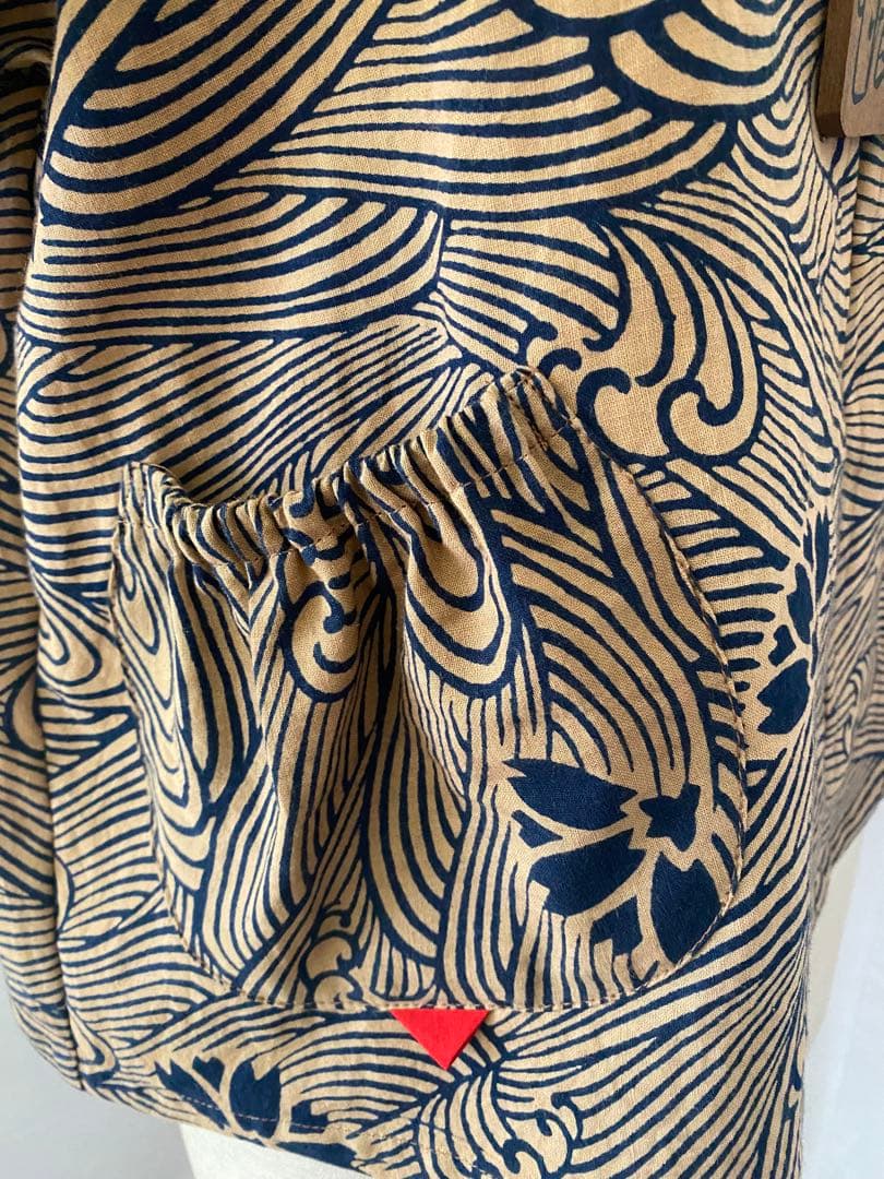 浴衣リメイク　チュニック　ワイドパンツセットアップ