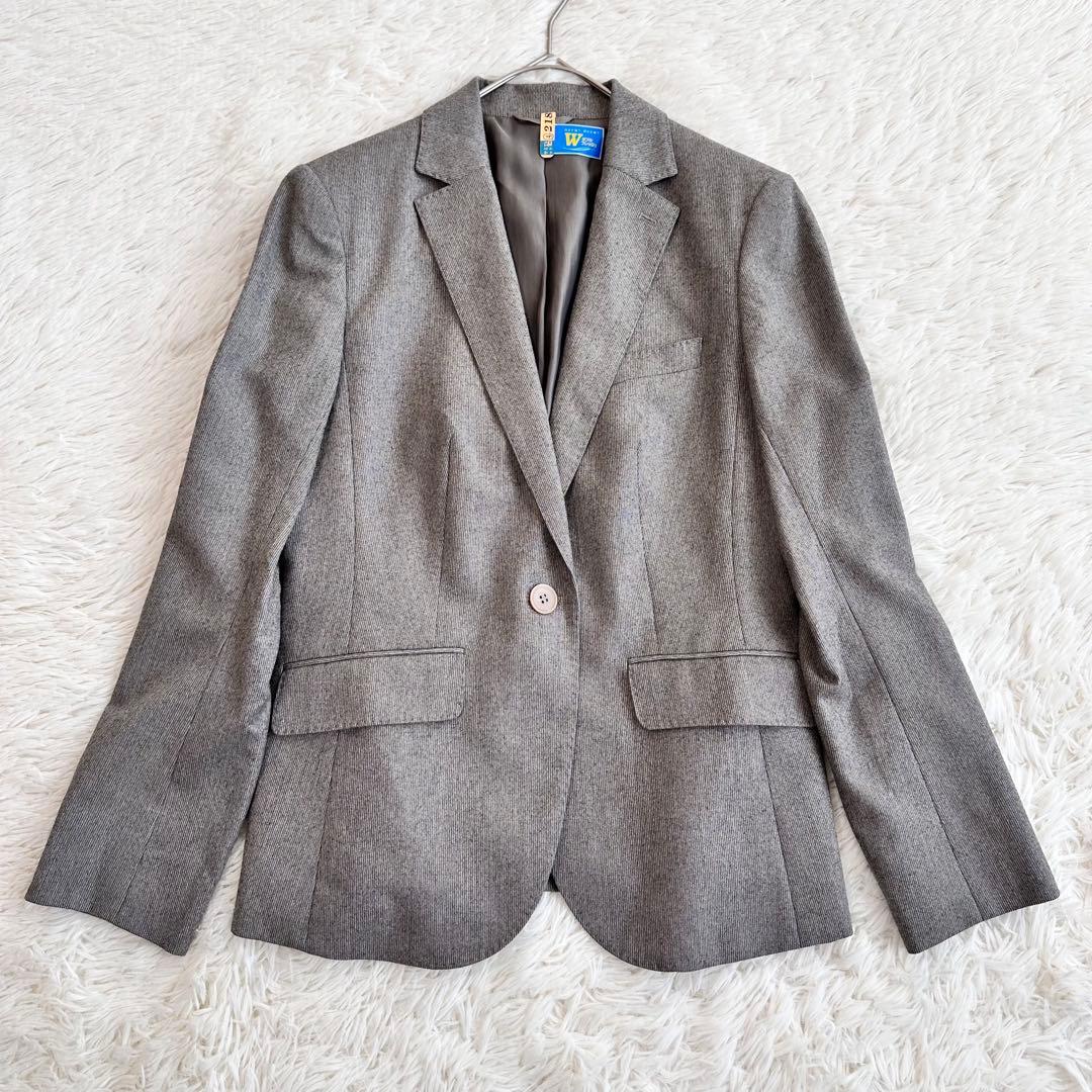 美品 ユニバーサルランゲージ カノニコ SUPER110パンツスーツセット XL