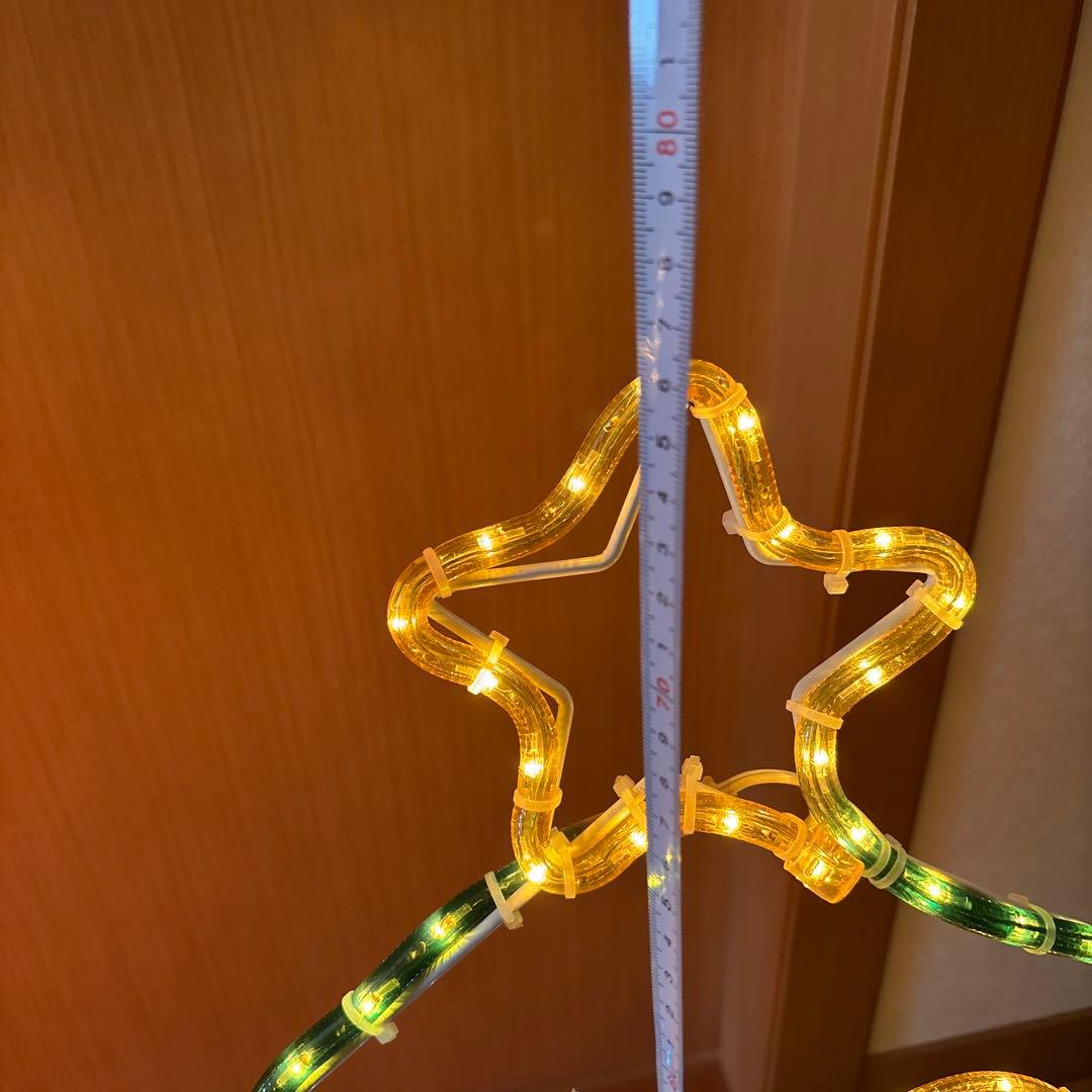 値下中 ガーデンライト サイズ大 サンタクロース ツリー イルミネーション 希少