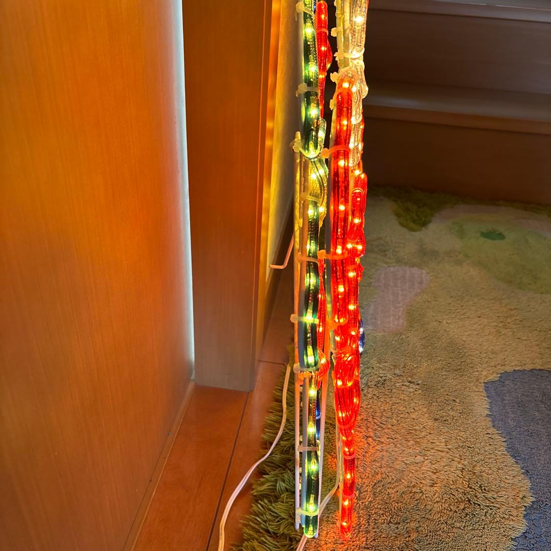 値下中 ガーデンライト サイズ大 サンタクロース ツリー イルミネーション 希少