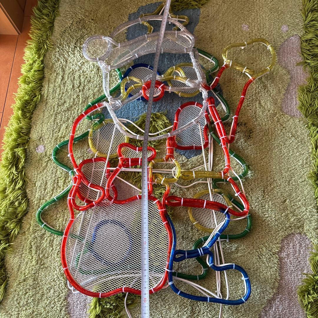 値下中 ガーデンライト サイズ大 サンタクロース ツリー イルミネーション 希少