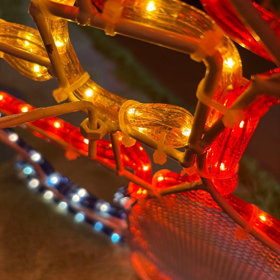 値下中 ガーデンライト サイズ大 サンタクロース ツリー イルミネーション 希少