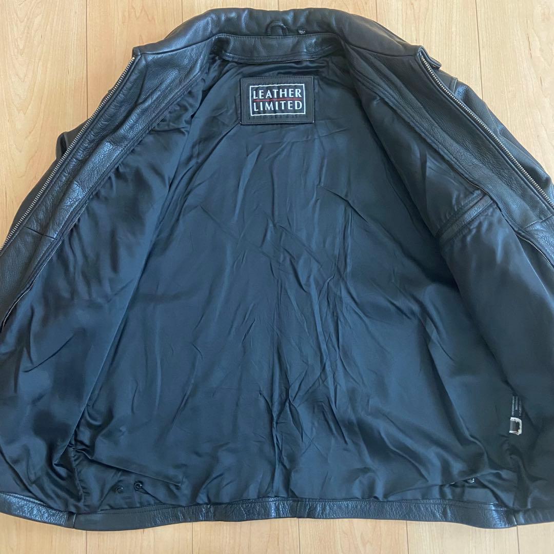 leather limited 90s シングル レザージャケット ブラック L