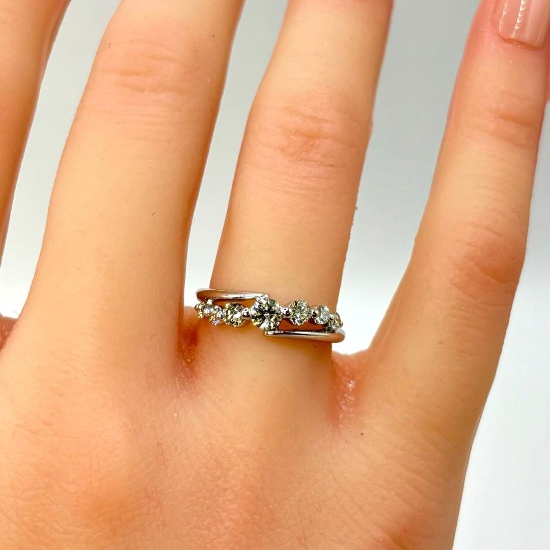 chica177.ダイヤモンド プラチナ リング