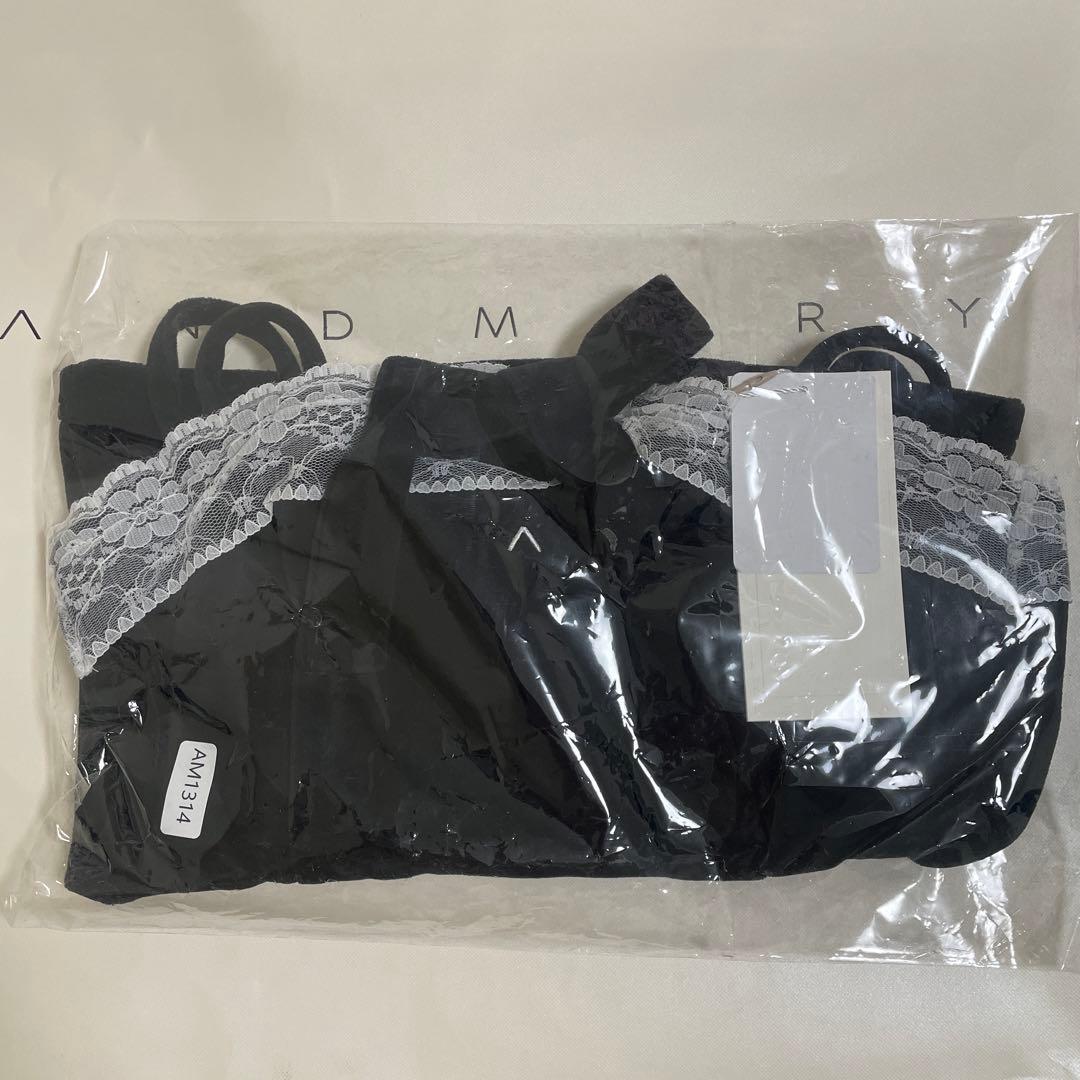 Andmary Jemma ribbon camisole ブラック　black