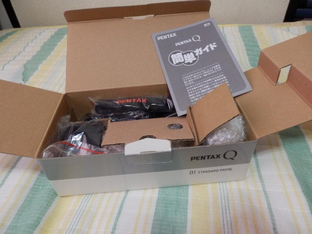 ⭕️ショット数８０★新品級❤️PENTAX Q レンズキット★白色★付属品あり