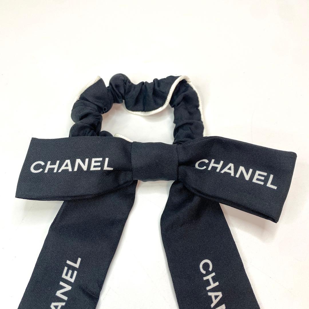 即完売 シャネル CHANEL シュシュ リボン ココマーク ビスコース